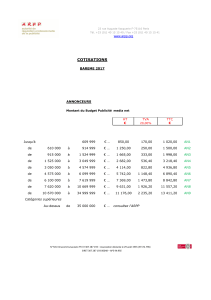 COTISATIONS