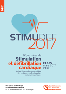 2017 STIMU Stimulation et défibrillation