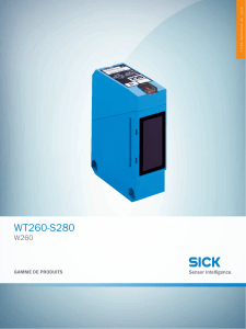 WT260-S280 W260 GAMME DE PRODUITS ue en ligne
