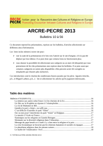 ARCRE-PECRE 2013 Bulletins 10 à 56
