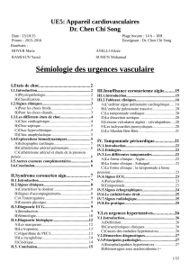 UE5: Appareil cardiovasculaires Dr. Chen Chi Song