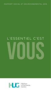 RAPPORT SOCIAL ET ENVIRONNEMENTAL 2015