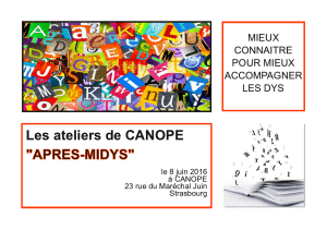 Les ateliers de CANOPE &#34;APRES-MIDYS&#34; MIEUX CONNAITRE