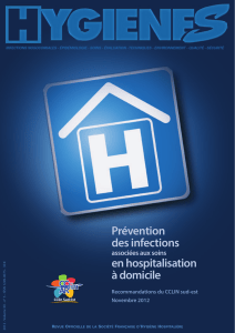 Prévention des infections en hospitalisation à domicile