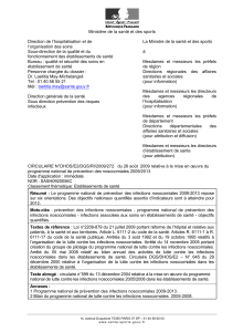 Ministère de la santé et des sports