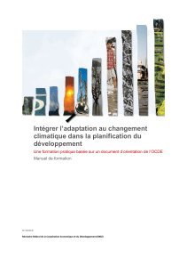 Intégrer l’adaptation au changement climatique dans la planification du développement