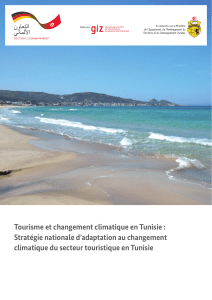 Tourisme et changement climatique en Tunisie :
