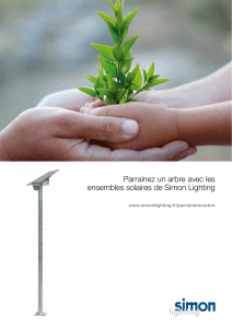Parrainez un arbre avec les ensembles solaires de Simon Lighting www.simonlighting.fr/parrainerunarbre