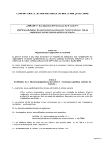 CONVENTION COLLECTIVE NATIONALE DU BRICOLAGE (n°IDCC1606)