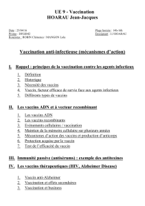 UE 9 - Vaccination HOARAU Jean-Jacques