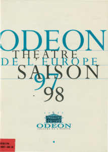 .mn. ODEON THEATRE DE L'EUROPE )DEON