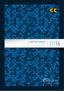 20 16 RAPPORT ANNUEL WWW.CC.LU