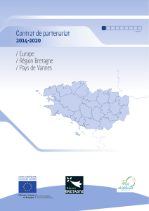 Contrat de partenariat 2014-2020 / Europe / Région Bretagne