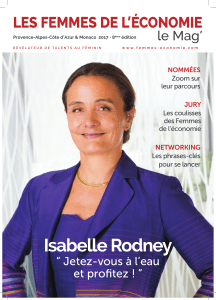 Isabelle Rodney ’ LES FEMMES DE L ÉCONOMIE