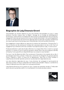   Biographie de Loïg Chesnais-Girard