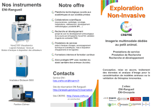 Exploration Non-Invasive Nos instruments Notre offre