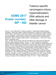 ASMS 2017 Poster number: WP - 482 Tobacco-specific
