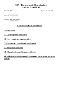 UE9 - Hormonologie Reproduction Pr Gilles LAMBERT