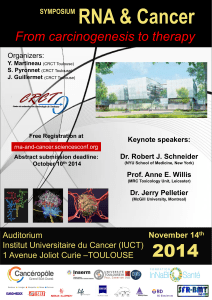 RNA &amp; Cancer From carcinogenesis to therapy