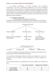 Partie 2 : Les nouveaux cadres de l’action publique