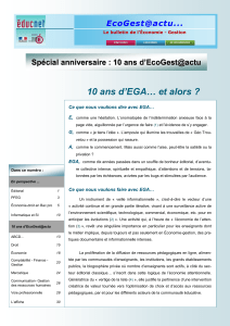 10 ans d’EGA… et alors ?  EcoGest@actu...
