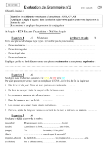 Evaluation de Grammaire2