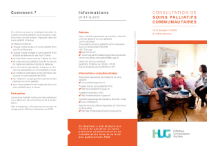 C O N S U LTAT I O N  ... S O I N S   PA L L... COMMUNAUTAIRES C o m m e n t   ?