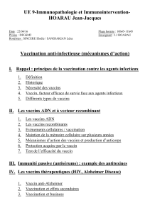 UE 9-Immunopathologie et Immunointervention- HOARAU Jean-Jacques