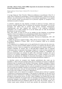 Ergonomie des documents électroniques Presses Universitaires de France.