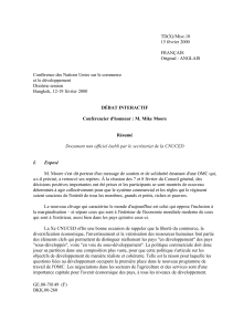 TD(X)/Misc.10 15 février 2000 FRANÇAIS Original : ANGLAIS