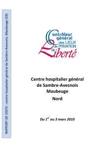 Centre hospitalier général de Sambre-Avesnois Maubeuge Nord