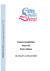 Centre hospitalier Henri EY Paris 13ème