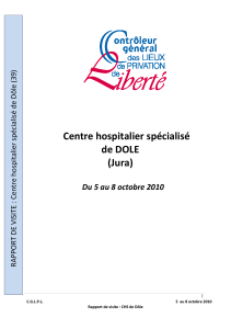 Centre hospitalier spécialisé de DOLE (Jura)