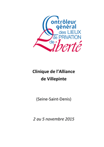 Clinique de l’Alliance de Villepinte  (Seine-Saint-Denis)