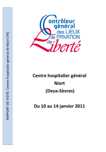 Centre hospitalier général Niort (Deux-Sèvres)