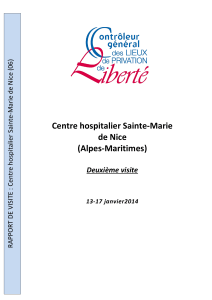 Centre hospitalier Sainte-Marie de Nice (Alpes-Maritimes)