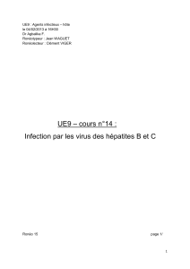 – hôte UE9 : Agents infectieux  le 04/02/2013 à 16H30