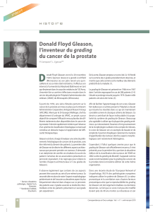 D Donald Floyd Gleason, grading du cancer de la prostate