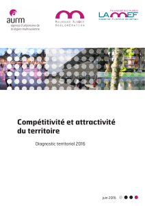 Comp&eacute;titivit&eacute; et attractivit&eacute; du territoire Diagnostic territorial 2016 juin 2016