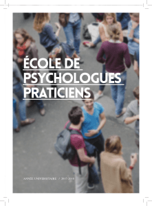 ÉCOLE DE PSYCHOLOGUES PRATICIENS /