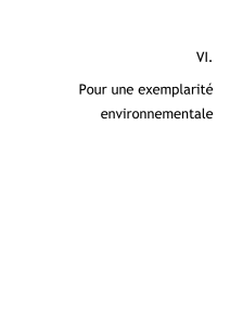 VI. Pour une exemplarité environnementale