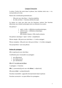Langue française 