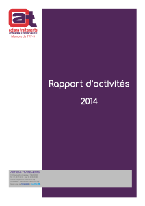 Rapport d’activités 2014