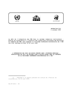 UNCTAD/LDC/106 6 octobre 1999