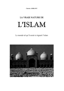 L’ISLAM  LA VRAIE NATURE DE