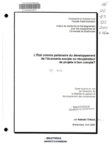'&lt;P3 L'État comme partenaire du développement nô 755
