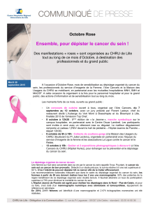 Octobre Rose au CHRU de Lille