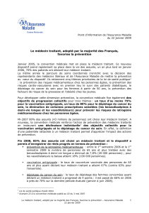 Le médecin traitant, adopté par la majorité des Français,