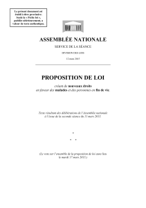 exte résultant des délibérations de l'Assemblée nationale à l'issue de la seconde séance du 11 mars 2015 [pdf
