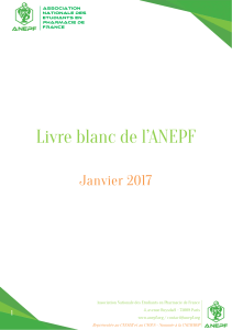 Livre blanc de l’ANEPF Janvier 2017 1